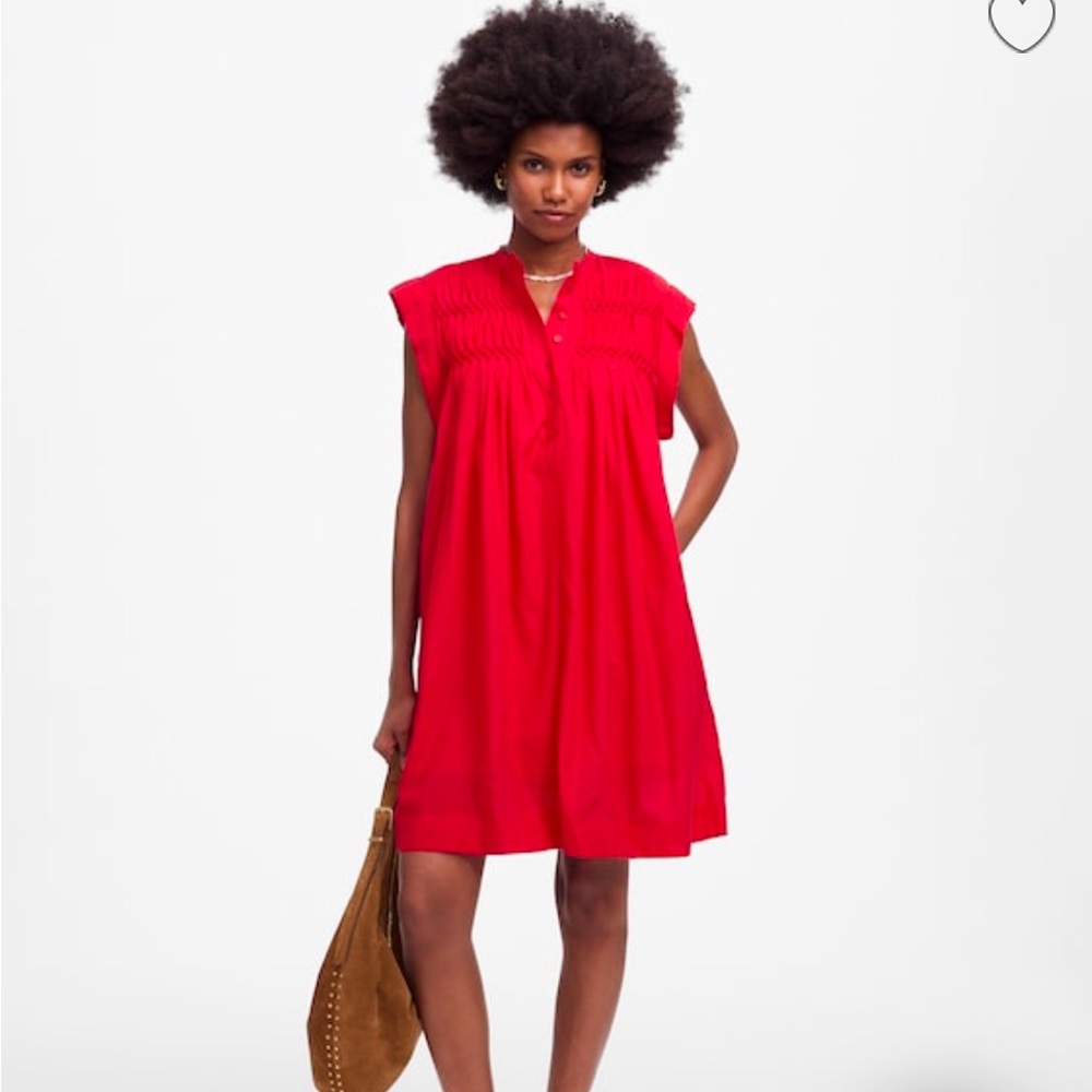 Madewell pleated dress. NWT